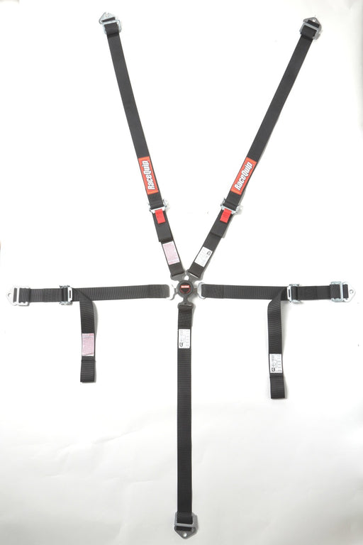 RaceQuip Black JR. CAMLOCK 5pt Seat Belt Racequip Seat Belts & Harnesses