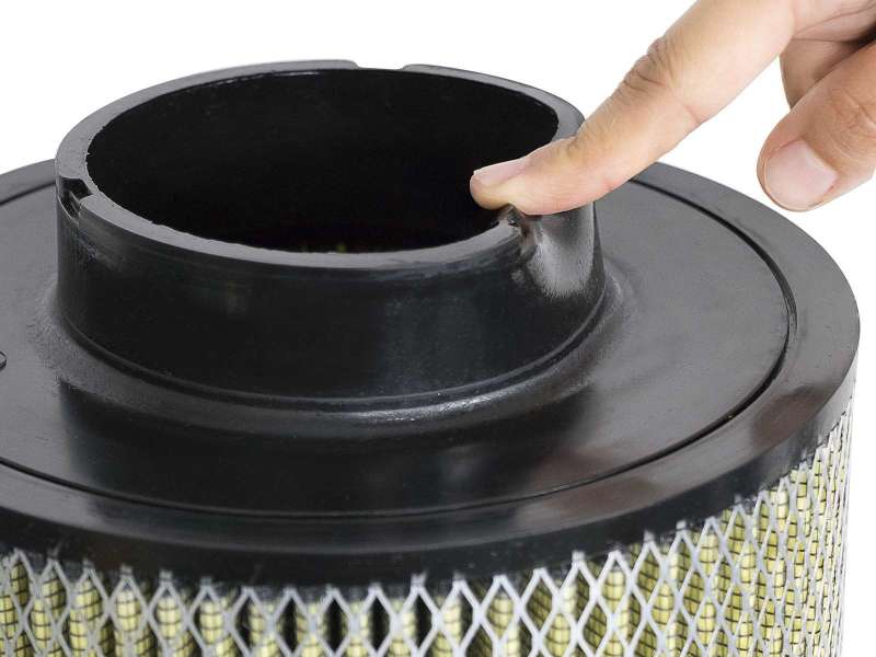 aFe Magnum FLOW Universal Air Filter w/ Pro Guard 7 Media 4in F x 8-1/2in B x 8-1/2in T x 11in H aFe Air Filters - Universal Fit