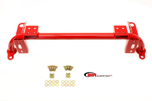 BMR 05-14 S197 Mustang Radiator Support w/ Sway Bar Mount - Red BMR Suspension Radiator Stays