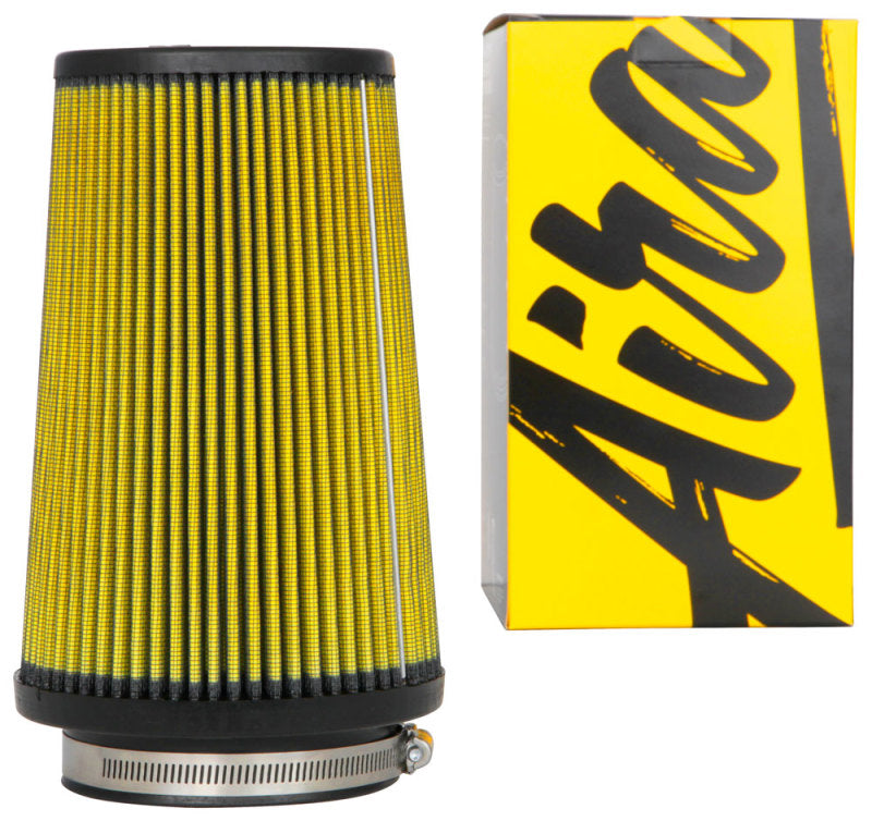 Airaid Universal Air Filter - Cone 4in Flange x 6in Base x 4-5/8in Top x 9in Height - Synthaflow Airaid Air Filters - Universal Fit