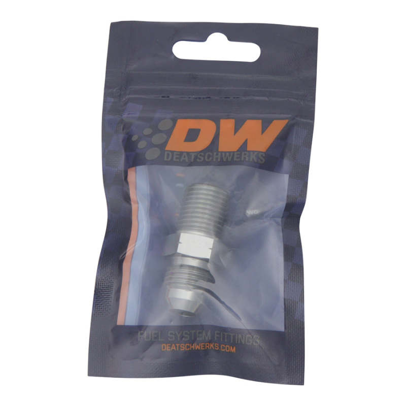 DeatschWerks 6AN Male Flare To 1/4in. Male NPT Adapter DeatschWerks Fittings