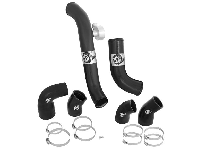 aFe BladeRunner Intercooler Tubes Black Hot/Cold Side for 15-16 Ford Mustang EcoBoost I4-2.3L (t) aFe Intercoolers
