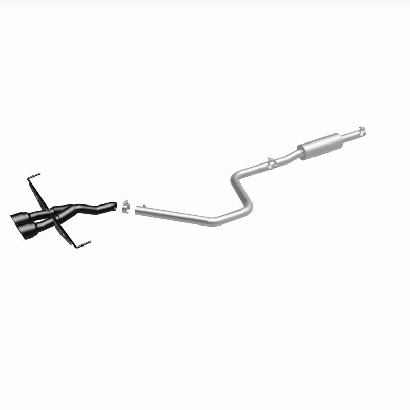 MagnaFlow 2019 Hyundai Veloster 1.6L 2.5in Center Exit Stainless Steel Cat-Back Exhaust w/Blk Tips