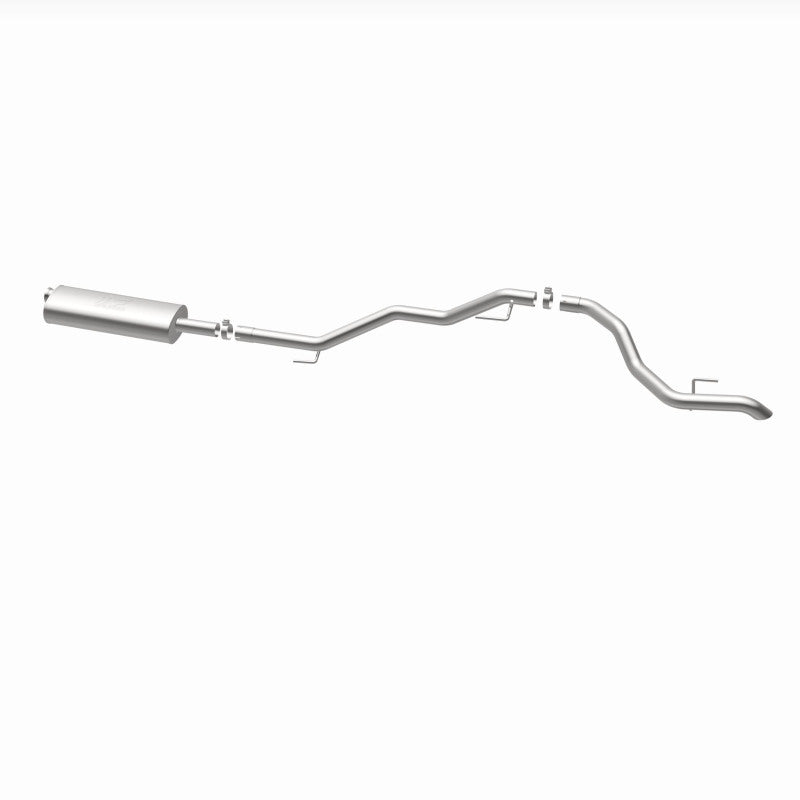 MagnaFlow 2020 Jeep Gladiator 2.5in Rock Crawler Series Single Rear Exit SS Cat-Back Exhaust w/o Tip