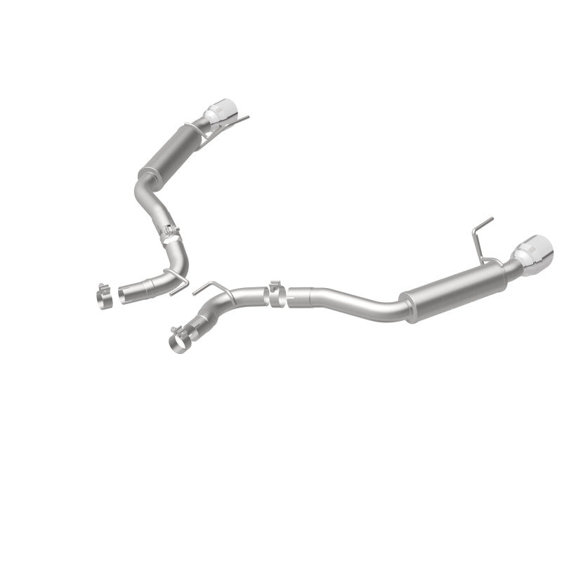 MagnaFlow Axle Back, SS, 2.5in, Competition, Dual Split Polish 4.5in Tip 2015 Ford Mustang Ecoboost Magnaflow Axle Back