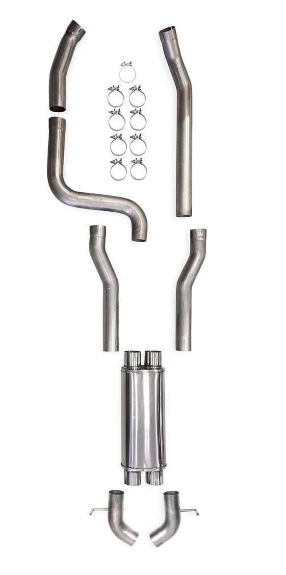 Hooker BlackHeart LS Swap Cat-Back Exhaust System with Turn Downs 705014153RHKR HOOKER BLACKHEART Autoparts