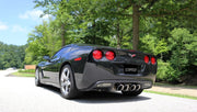 Corsa 2009-2013 Chevrolet Corvette (C6) 6.2L Polished Xtreme Axle-Back Exhaust w/4.5in Tips CORSA Performance Axle Back