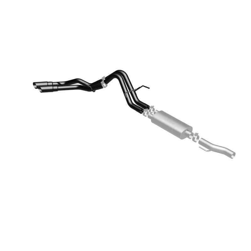 MagnaFlow SYS Cat-Back 10-14 Ford Raptor 6.2L V8 2.5/3in Black Dual Same Side Exit Rear 3.5 Tips Magnaflow Catback