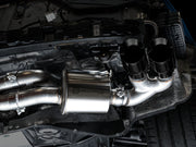 AWE Tuning 2020 Chevrolet Corvette (C8) Touring Edition Exhaust - Quad Diamond Black Tips AWE Tuning Catback