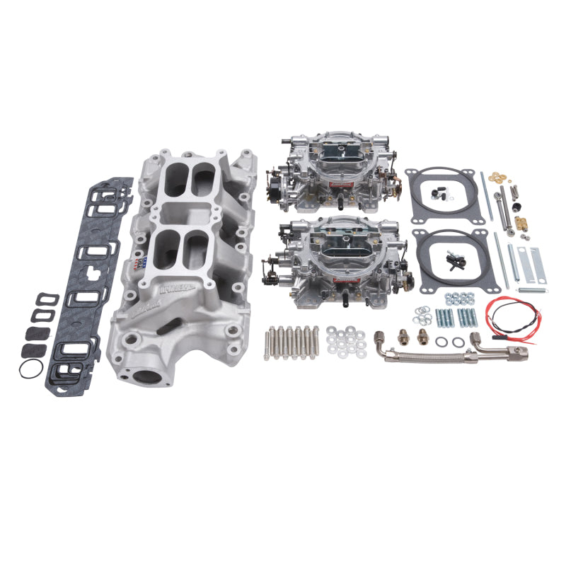 Edelbrock Dual Quad Kit RPM Air-Gap 289-302 Ford Edelbrock Intake Manifolds
