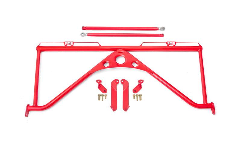 BMR Suspension 16-24 6th Gen Camaro Harness Bar - Red BMR Suspension Harness Bars