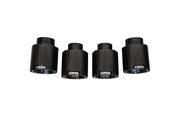 Corsa 20-25 Chevrolet Corvette C8 RWD 4.5in Carbon Fiber Black PVD Tip Kit (For Corsa Exhaust Only) CORSA Performance Tips