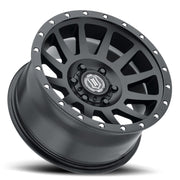 ICON Compression 17x8.5 6x135 6mm Offset 5in BS 87.1mm Bore Satin Black Wheel ICON Wheels - Cast