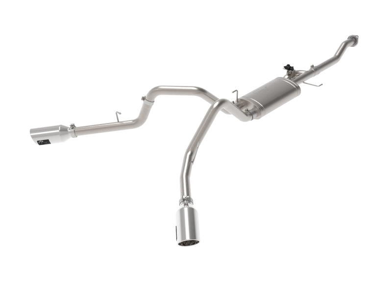 aFe Gemini XV 3in 304 SS Cat-Back Exhaust 15-20 Ford F-150 V6 2.7L/3.5 w/ Polished Tips aFe Catback