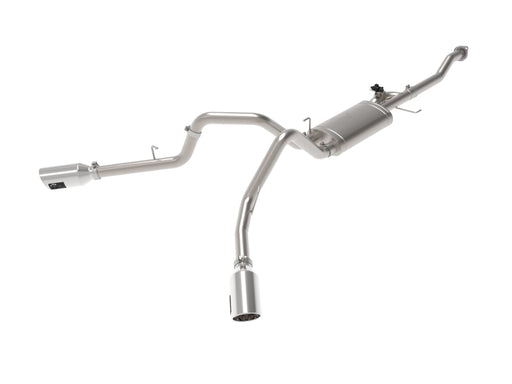 aFe Gemini XV 3in 304 SS Cat-Back Exhaust 15-20 Ford F-150 V6 2.7L/3.5 w/ Polished Tips aFe Catback