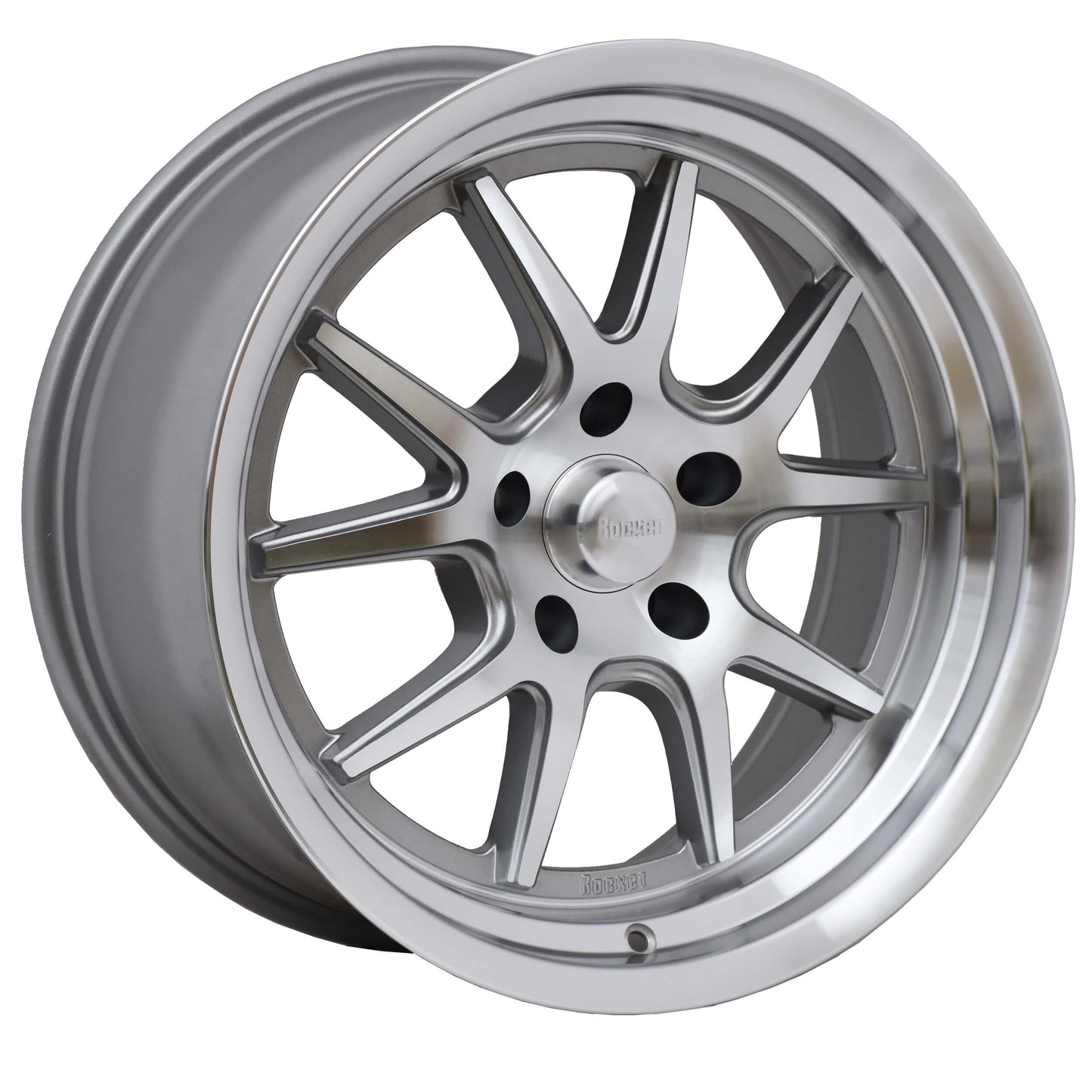 Rocket Racing Wheels TTR19 Attack - Titanium/Machined TTR19-896545