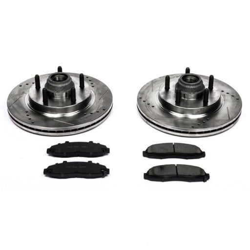 Power Stop 00-03 Ford F-150 Front Z23 Evolution Sport Brake Kit PowerStop Brake Kits - Performance D&S