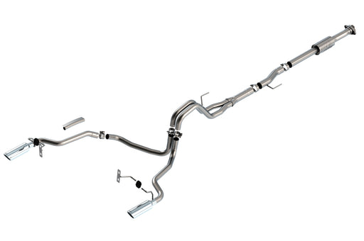 Borla F-150 2021 2.7L/3.5L 2/4wd 4dr CC SB EC STB Lari/King R/Plinum/LTD 3/2.25 Cat-Back AK CHR Tips Borla Catback