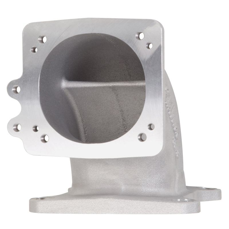 Edelbrock High Flow Intake Elbow 95mm Throttle Body to Square-Bore Flange As-Cast Finish Edelbrock Throttle Bodies