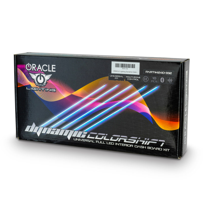 Oracle Lighting Dynamic Colorshift 18 Piece Universal Full LED Interior Dash Board Kit ORACLE Lighting Light Strip LED