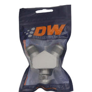 DeatschWerks 10AN Male Flare + 10AN Male Flare To 10AN Male Flare Y-Block Fitting DeatschWerks Distribution Blocks