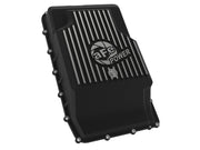 aFe 17-24 Ford F-150 10R60/10R80 Pro Series Rear Transmission Pan Black w/ Machined Fins aFe Diff Covers