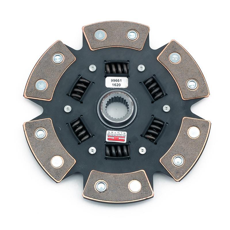 Competition Clutch 1990-1997 Geo Prizm Stage 4 - 6, 6 Puck Sprung Ceramic Disc (Clutch Disc ONLY) Competition Clutch Clutch Discs