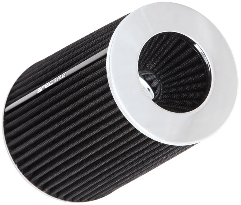 Spectre Adjustable Conical Air Filter 9-1/2in. Tall (Fits 3in. / 3-1/2in. / 4in. Tubes) - Black Spectre Air Filters - Universal Fit