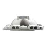 Edelbrock Manifold Chevy BB 9 8 Deck (Short) Super Victor 565 Thick Flange Rect Port Heads Edelbrock Intake Manifolds