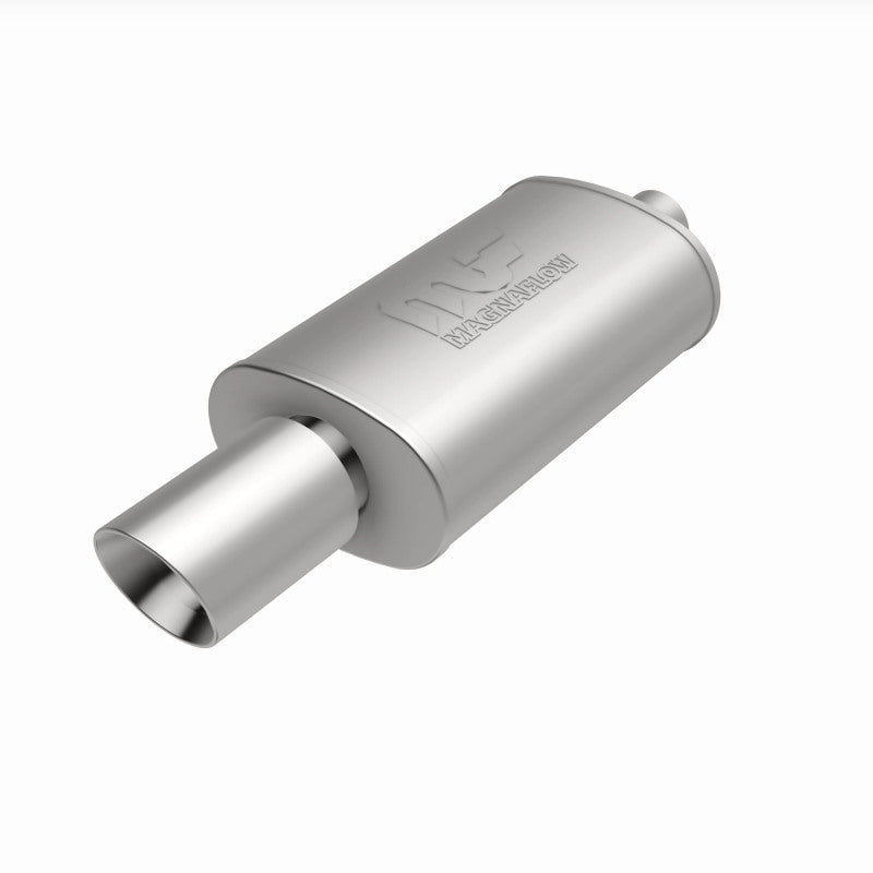 MagnaFlow Muffler W/Tip Mag SS 14X5X8 2.25/4. Magnaflow Muffler