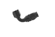 Aeromotive PTFE Hose End - AN-08 - 90 Deg - Black Anodized Aeromotive Fittings