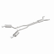 MagnaFlow Cat-Back Stainless Dual Split Rear Exit 4in Polished Tips 11-15 Chevy Camaro 3.6L V6 Magnaflow Catback