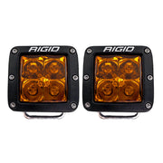 Rigid Industries D-Series Spot w/ Amber PRO Lens (Pair) Rigid Industries Light Bars & Cubes