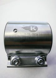 Kooks 2-3/4in Stainless Steel 2-Bolt Band Clamp for Butt Joint Connections Kooks Headers Flanges