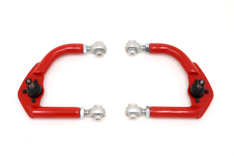BMR 93-02 F-Body Upper A-Arms w/ Adj. Rod Ends - Red BMR Suspension Control Arms