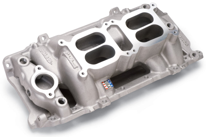 Edelbrock Manifold Dual Quad RPM Air Gap BB Chevy Oval Port Edelbrock Intake Manifolds