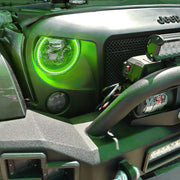 Oracle 7in High Powered LED Headlights - Black Bezel - Dynamic - Dynamic ORACLE Lighting Headlights