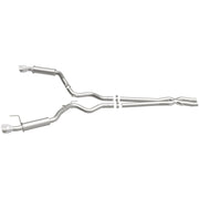 MagnaFlow Cat Back, SS, 2.5in, Competition, Dual Split Polished 4.5in Tips 2015 Ford Mustang V6 3.7L Magnaflow Catback