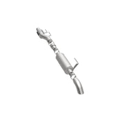 MagnaFlow Cat-Back, SS, 2.5/3in, Turn Down In Front Rear Tire 2015 Ford F150 2.7L V6T Ext Cab Magnaflow Catback