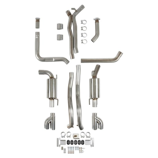 Hooker BlackHeart Cat-Back Dual Exhaust System 70501432-RHKR HOOKER BLACKHEART Autoparts
