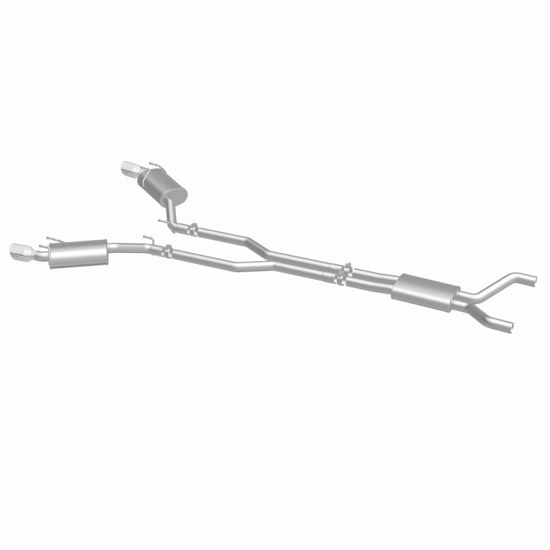 MagnaFlow Cat-Back Stainless Dual Split Rear Exit 4in Polished Tips 11-15 Chevy Camaro 3.6L V6 Magnaflow Catback