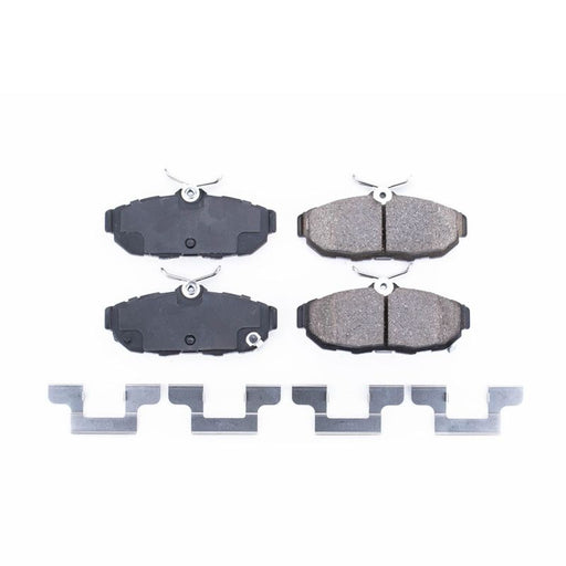 Power Stop 11-14 Ford Mustang Rear Z17 Evolution Ceramic Brake Pads w/Hardware PowerStop Brake Pads - OE