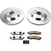 Power Stop 88-96 Chevrolet Corvette Front Z26 Street Warrior Brake Kit PowerStop Brake Kits - Performance D&S