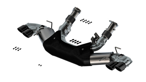 Borla 20-24 Chevy Corvette 6.2L V8 AT w/o NPP 3in S-Type Catback Exhaust - Black Chrome Tips Borla Catback