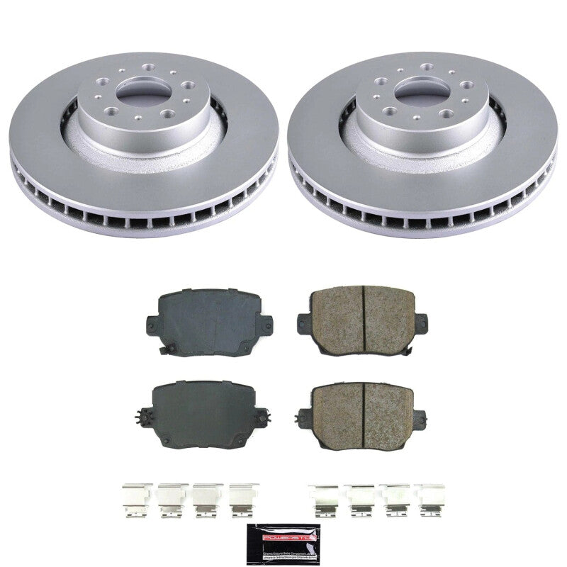 Power Stop 20-24 Tesla Y Rear Z17 Coated Brake Kit PowerStop Brake Kits - Performance Blank