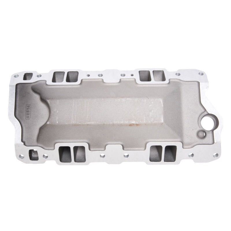 Edelbrock Manifold SBC Performer Air Gap Black Edelbrock Intake Manifolds