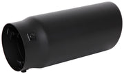 Spectre Exhaust Tip 4-1/2in. OD / Slant - Black Spectre Tips