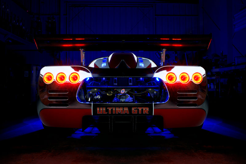 Oracle Ultima GTR LED Waterproof Tail Light Halo Kit - 6 Rings - Red ORACLE Lighting Fog Lights