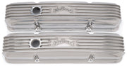Edelbrock Valve Cover Classic Series Chevrolet 1959-1986 262-400 CI V8 Polshed Edelbrock Valve Covers