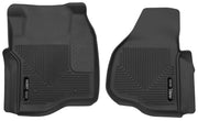 Husky Liners 11-12 Ford F250/F350/F450 Series Reg/Super/Crew Cab X-Act Contour Black Floor Liners Husky Liners Floor Mats - Rubber